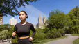 Woman jogging in Central Park 