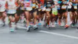 Group of marathon runners