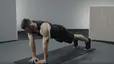 Andy Speer demonstrates a diamond push-up exercise