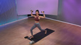 Peloton instructor Mariana Fernandez teaches a yoga with weights workout class on Peloton called Sculpt Flow.