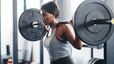 Woman lifting barbell