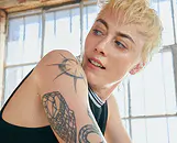 Woman on a Peloton Bike