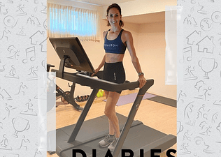 I'm A Mom Getting Stronger on the Tread, while Cross-Training on the Bike and App