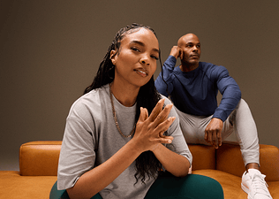 Chelsea Jackson Roberts and Adrian Williams 