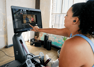 Peloton Row with YouTube on Peloton Entertainment