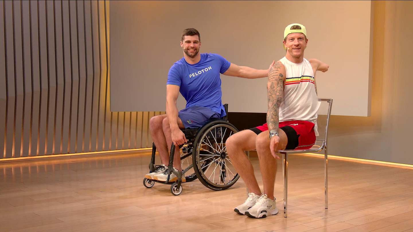 5 min Seated Adaptive Full Body Stretch