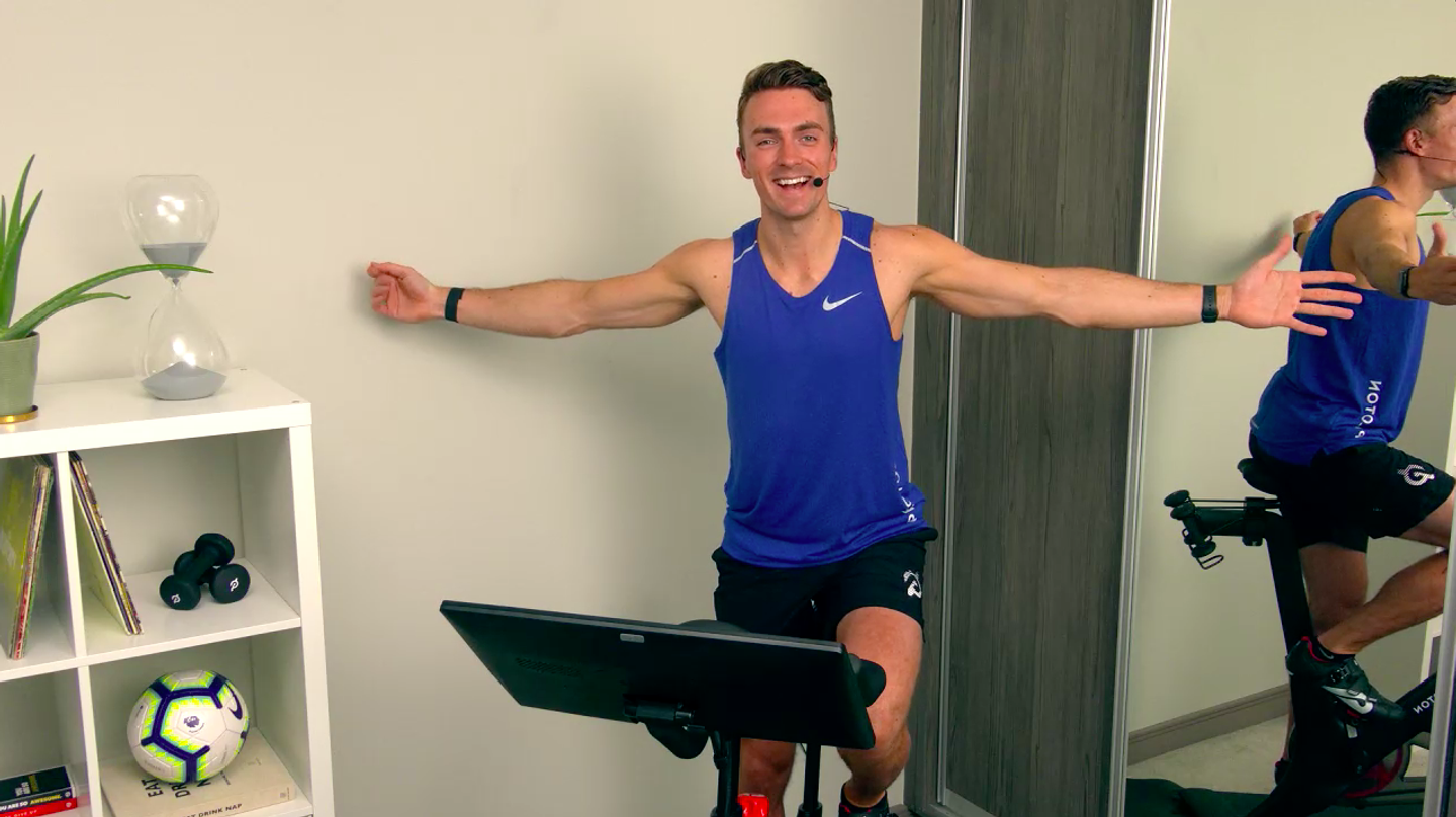 30 min HIIT & Hills Ride: Live from Home