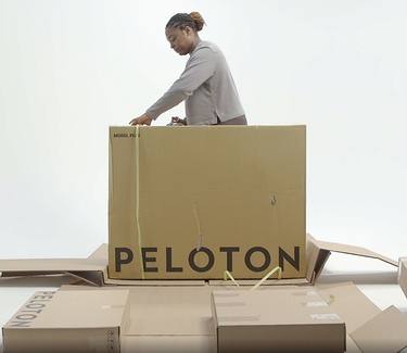 Peloton cardboard box