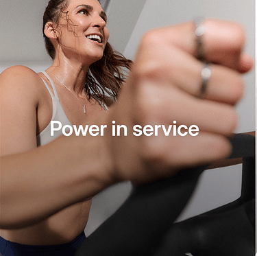 Woman exercising on Peloton Tread