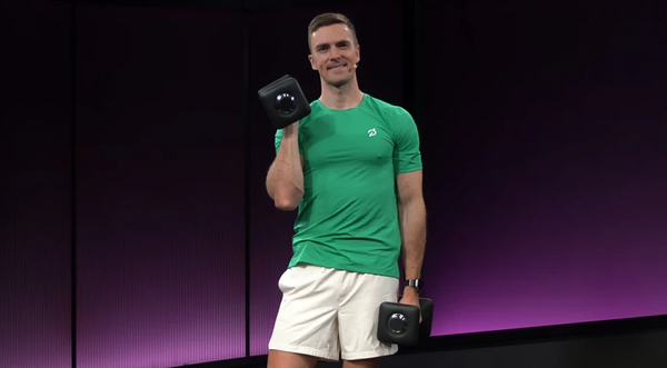Ben Alldis lifting dumbbells