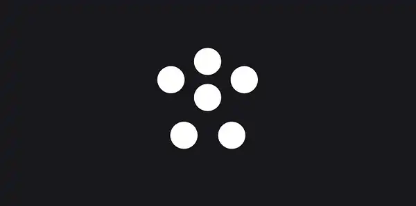 Peloton logo in white inside a rounded square on a dark background