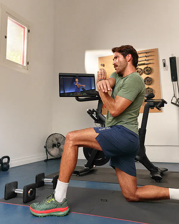 Peloton Bike+ screen