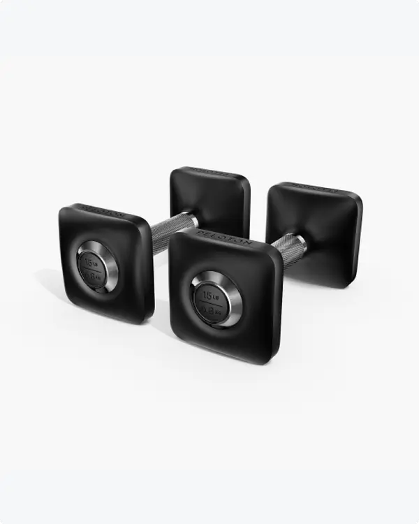 Set of dumbbells