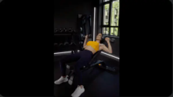 Incline Bench Dumbbell Chest Press 