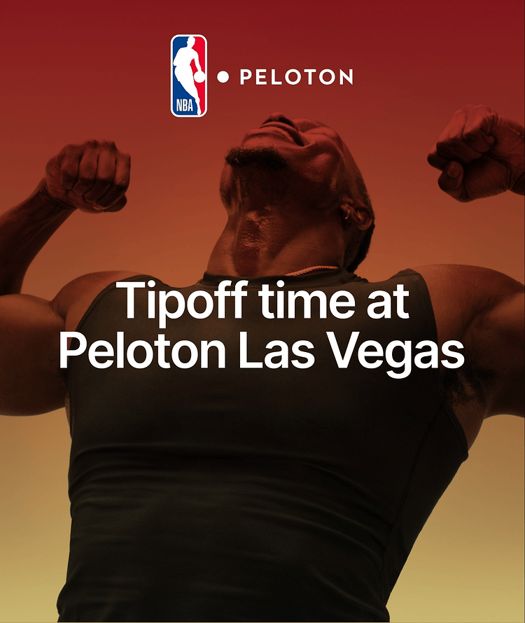 Tipoff time at Peloton Las Vegas