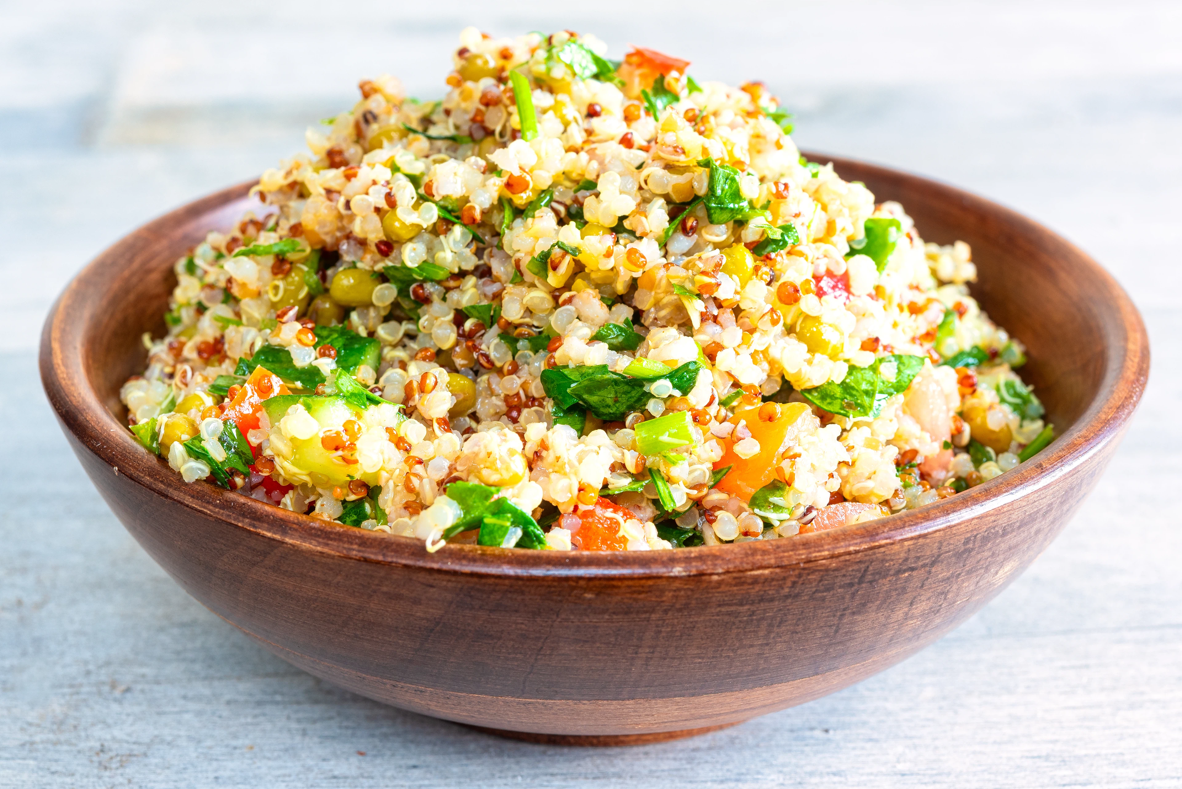 Quinoa salad in a bowl