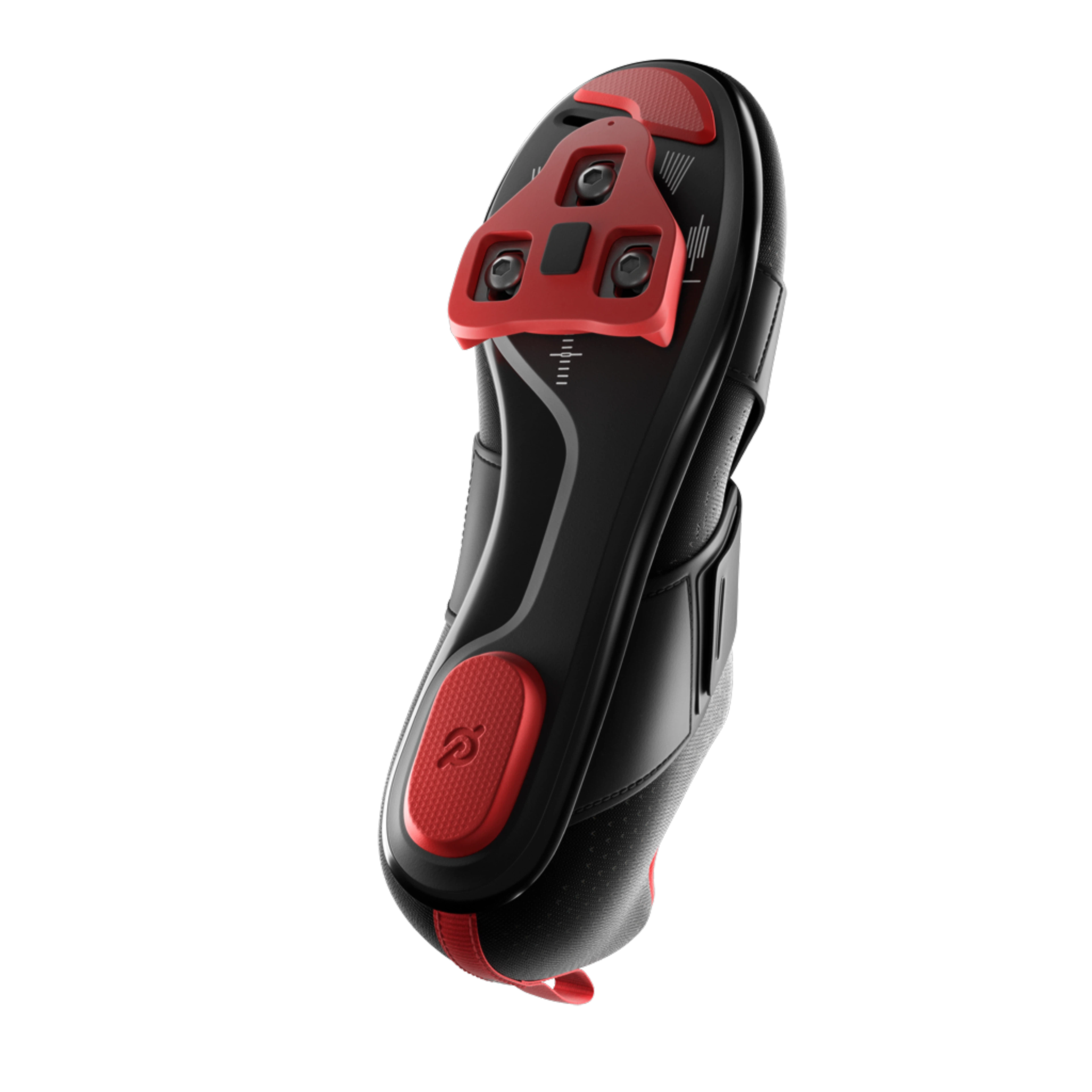 bottom of cycling shoe
