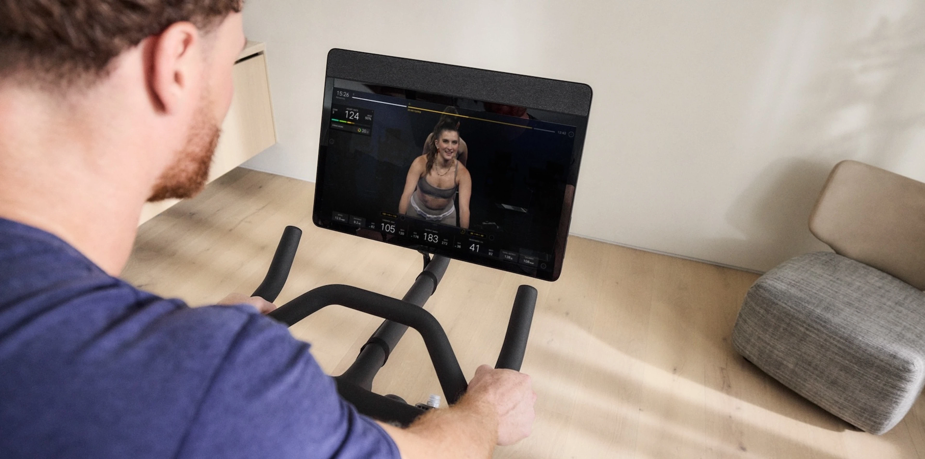 Man takes a Peloton class and learns about the instructors 