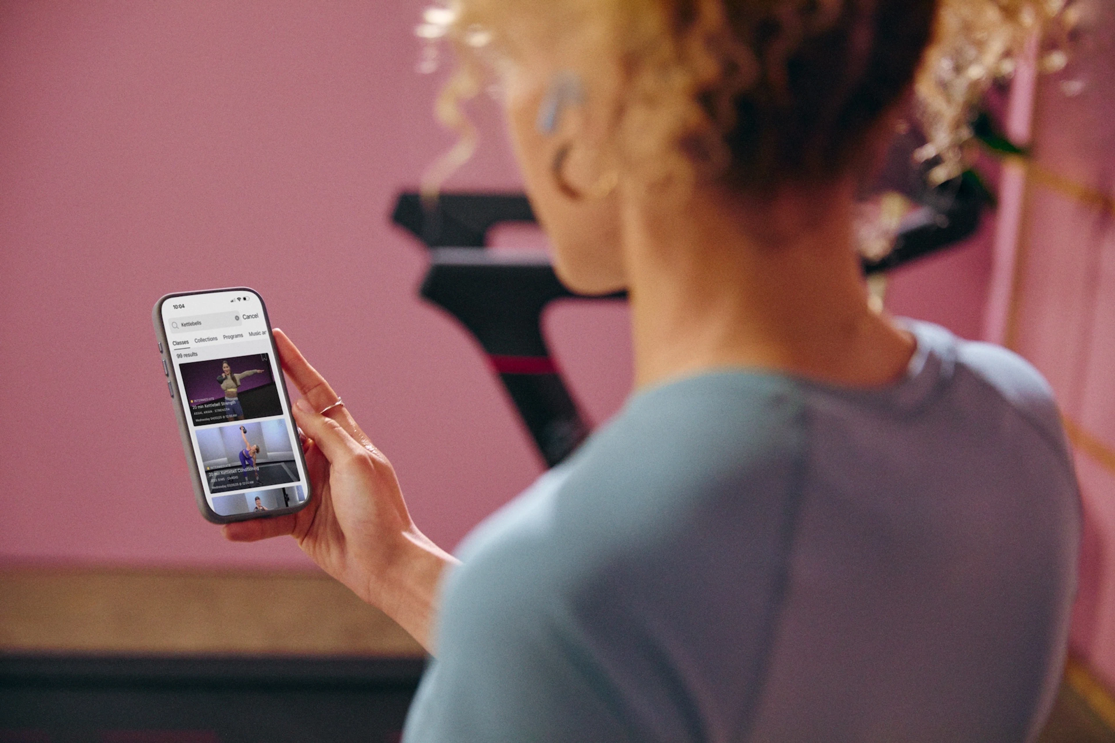 Peloton App on iPhone