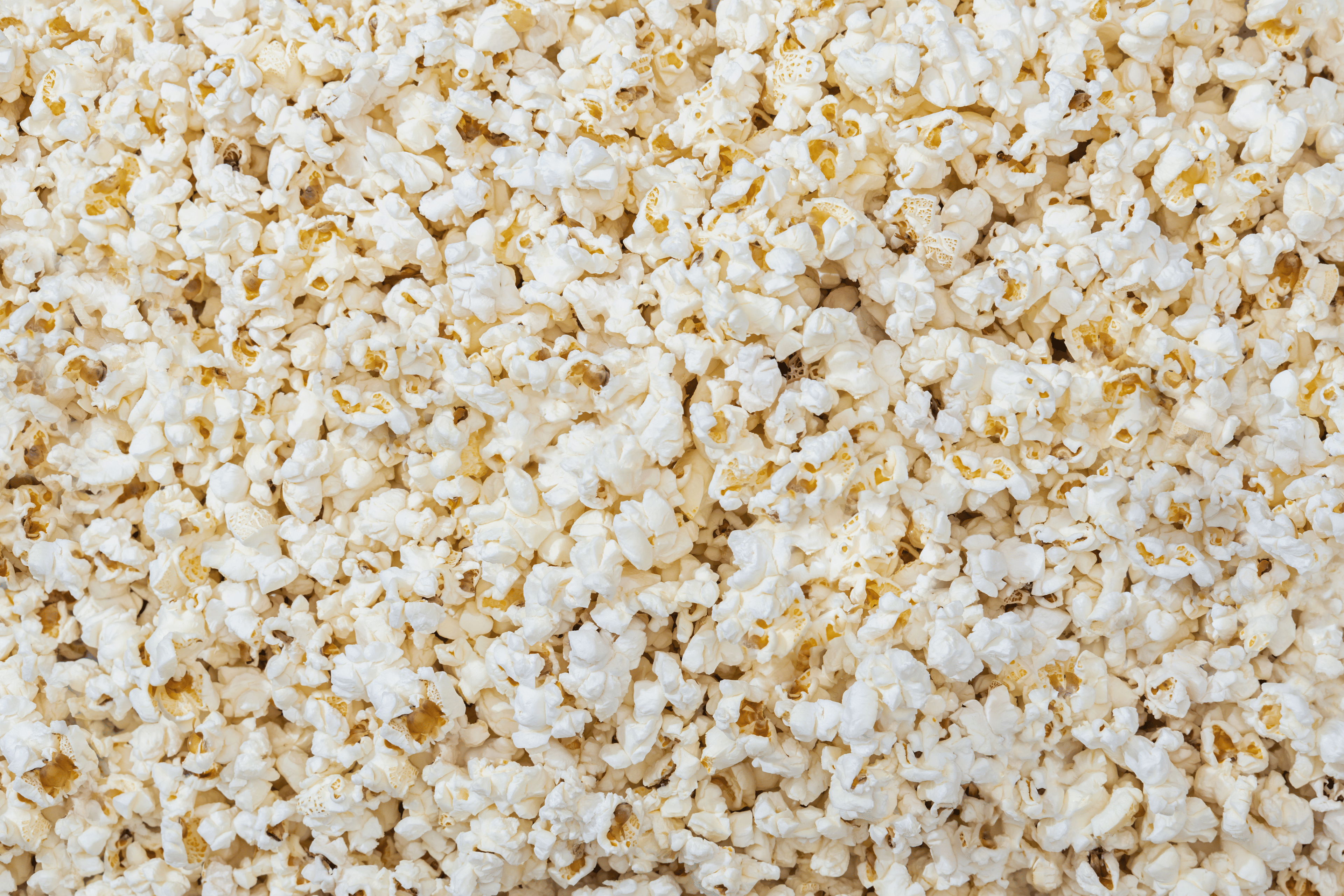 Closeup shot of popcorn
