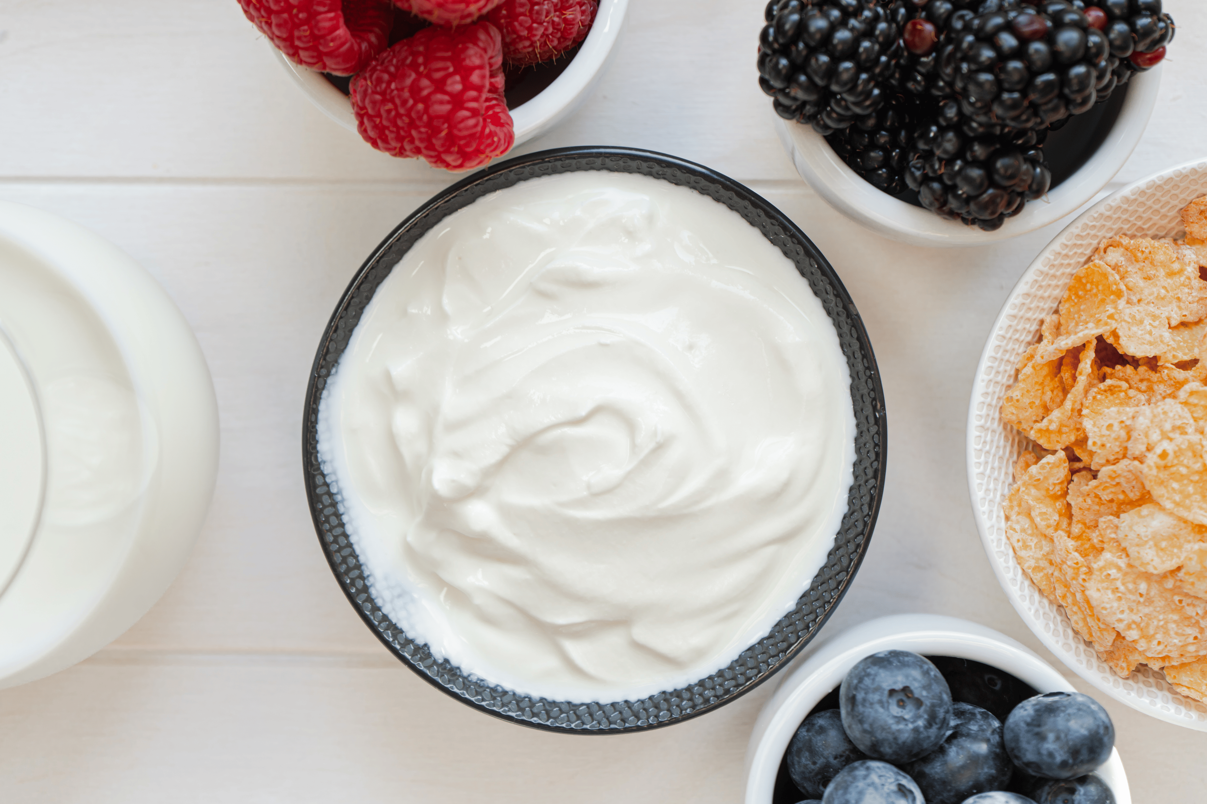 Bowl of Greek yogurt