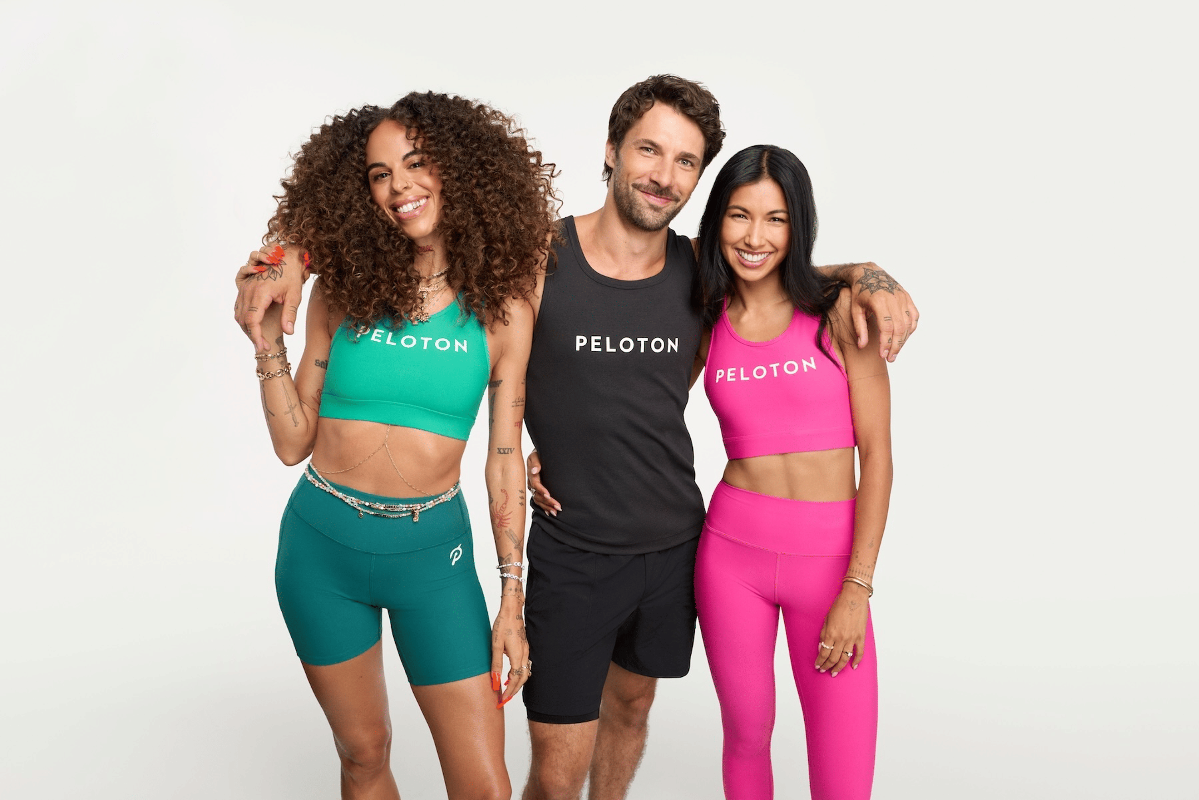 Peloton's newest yoga instructors Johanna Ricouz, Zacharias Niedzwiecki, and Greta Dopp