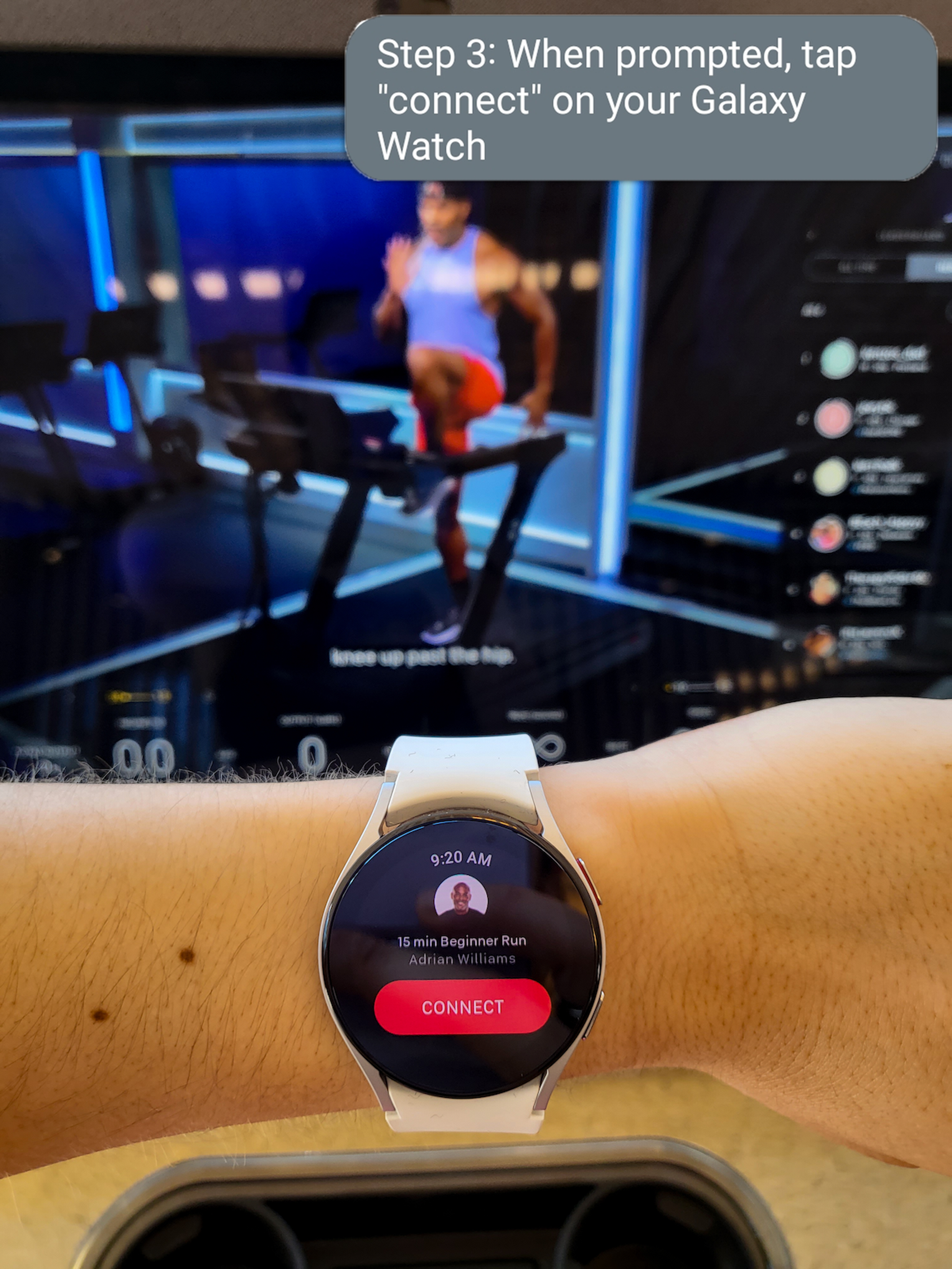 tracking workouts on Peloton Watch App