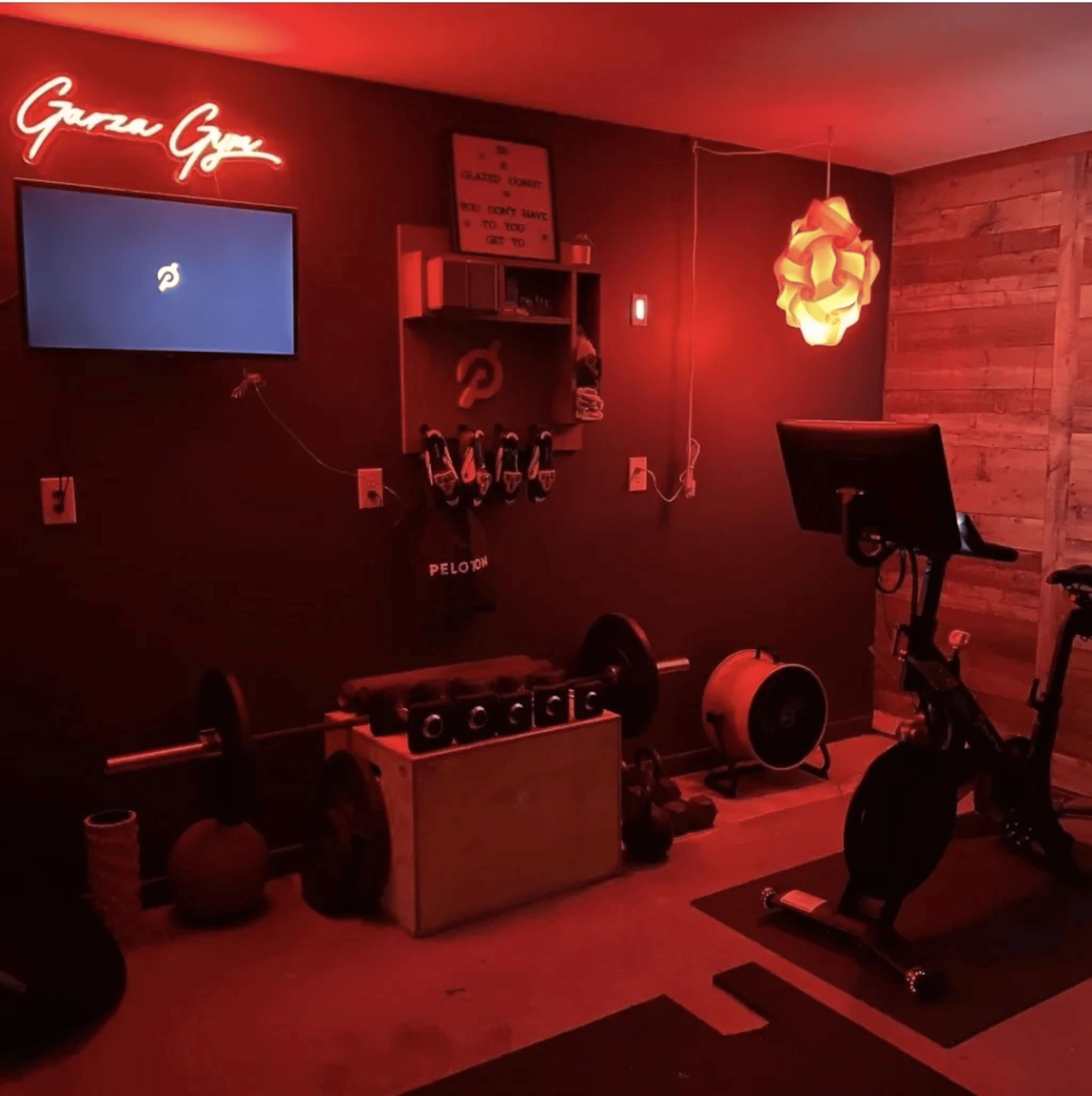 Peloton home gym